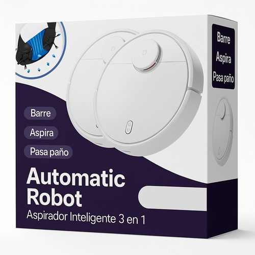 Robot MaxClean Aspirador Inteligente Smart 2000